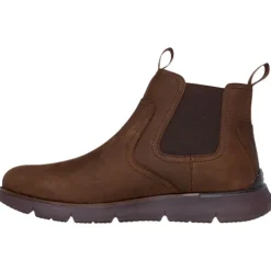 Skechers Boots<Men's Chelsea Boots- 205227 -Brown