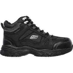 Skechers Mens Larger Sizes | Workwear<Mens Safety Boots - 77147EC - Black