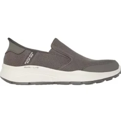 Skechers Trainers<Mens Slip On Trainers - 232926 - Taupe