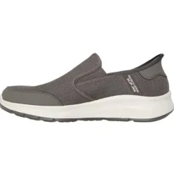 Skechers Trainers<Mens Slip On Trainers - 232926 - Taupe