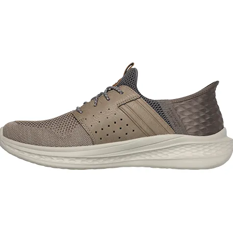 Skechers Trainers<Mens Slip-In Trainers - 210811 - Taupe