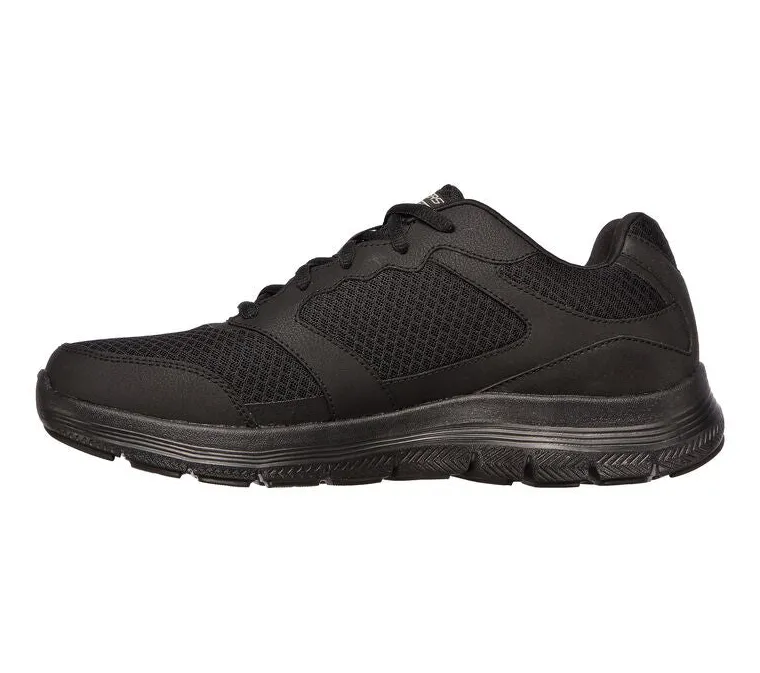 Skechers Mens Larger Sizes | Trainers<Mens Trainers - 232225 - Black/Black