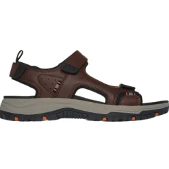 Skechers Sandals<Men's Walking Sandals- 205139 - Brown
