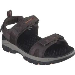 Skechers Sandals<Mens Walking Sandals - 205112 - Chocolate