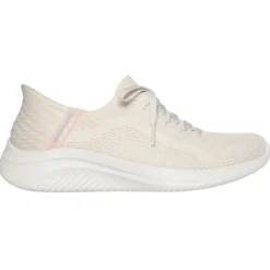 Skechers Trainers<Slip In's Ultra Flex Trainers- 149710 Slip Ins - Beige