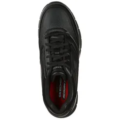 Skechers Mens Larger Sizes | Trainers<Slip Resistant Trainers - 77156EC - Black