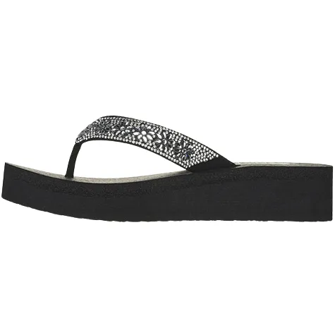 Skechers Sandals<Toe Post Sandals - 119638 - Black