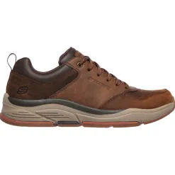 Skechers Mens Wide Fitting | Trainers<Trainers - 66204 - Brown