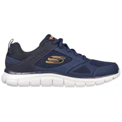 Skechers Mens Larger Sizes | Trainers<Trainers - 232398 Track Syntac- Navy