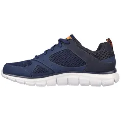 Skechers Mens Larger Sizes | Trainers<Trainers - 232398 Track Syntac- Navy
