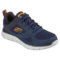 Skechers Mens Larger Sizes | Trainers<Trainers - 232398 Track Syntac- Navy