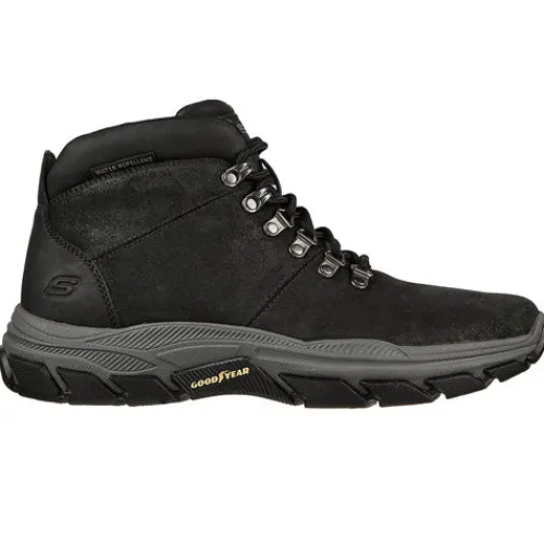 Skechers Mens Larger Sizes | Boots<Water Repellent Boots - 204453 - Black