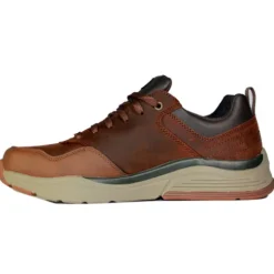 Skechers Mens Larger Sizes | Mens Wide Fitting<Wide Fit Men's Trainers - 210021 - Brown