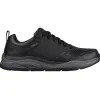 Skechers Mens Wide Fitting | Trainers<Sketchers Men's Wide Fit Trainer - 210021 - Black/Grey