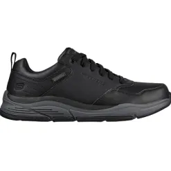 Skechers Mens Wide Fitting | Trainers<Sketchers Men's Wide Fit Trainer - 210021 - Black/Grey
