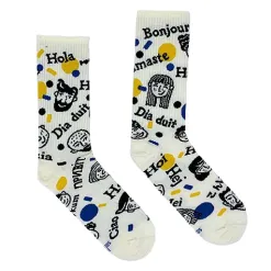 Socksciety Socks<Socks - Greetings Socks - White / Multi