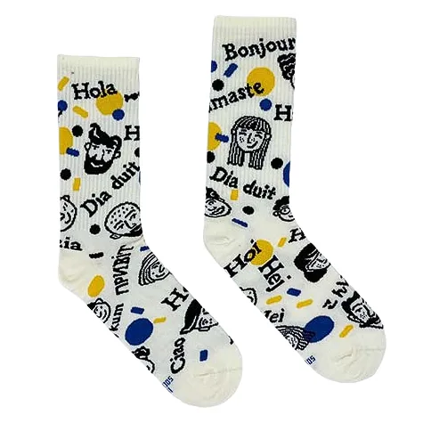 Socksciety Socks<Socks - Greetings Socks - White / Multi