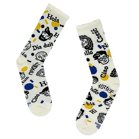 Socksciety Socks<Socks - Greetings Socks - White / Multi