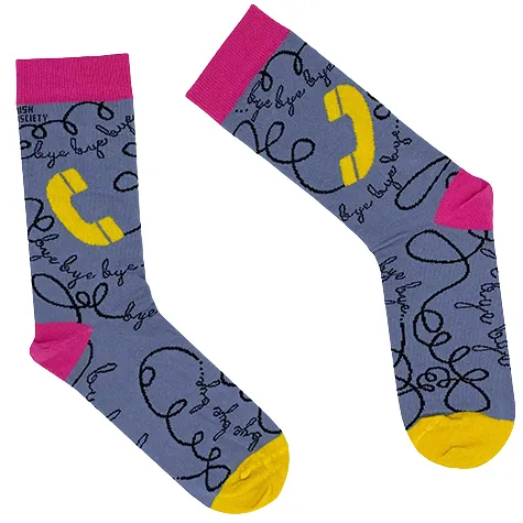 Socksciety Socks<Socks - Bye Bye Bye - Purple Multi