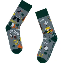 Socksciety Socks<Socks - Céad Míle Fáilte - Green/Multi