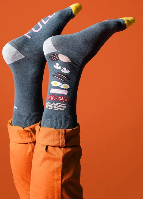 Socksciety Socks<Socks - Full Irish - Black Multi