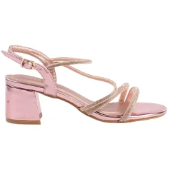 Sorento Heels<Block Heeled Sandals - Gweedore - Rose Gold