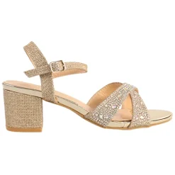Sorento Heels<Block Heeled Sandals - Westgrove - Gold