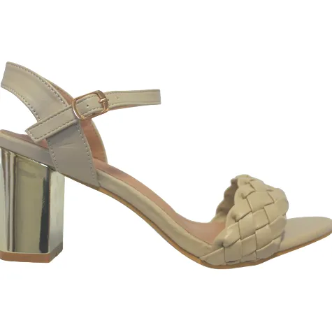 Sorento Heels<Block Heeled Sandals - Moyvalley - Nude