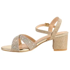 Sorento Heels<Block Heeled Sandals - Westgrove - Gold