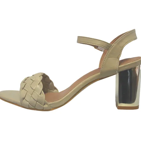 Sorento Heels<Block Heeled Sandals - Moyvalley - Nude
