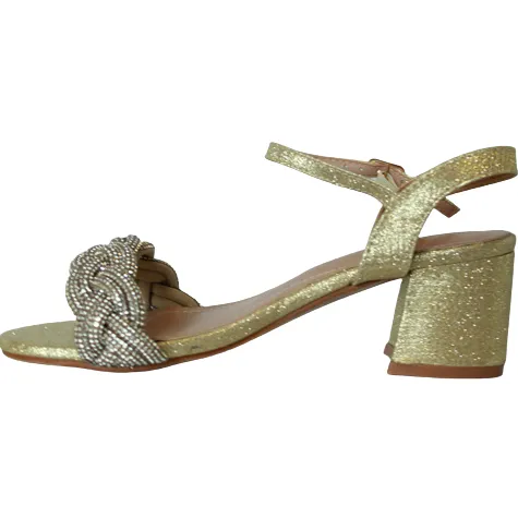 Sorento Heels<Block Heeled Sandals- Longueville - Gold