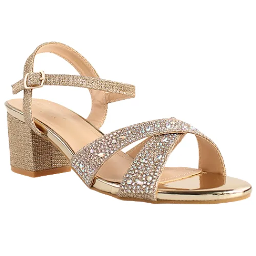 Sorento Heels<Block Heeled Sandals - Westgrove - Gold
