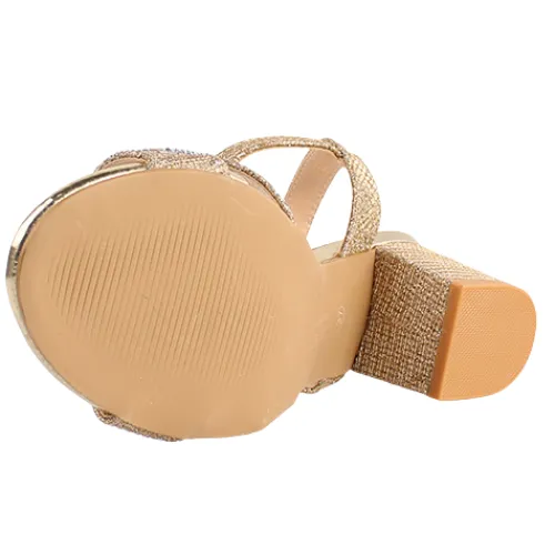 Sorento Heels<Block Heeled Sandals - Westgrove - Gold