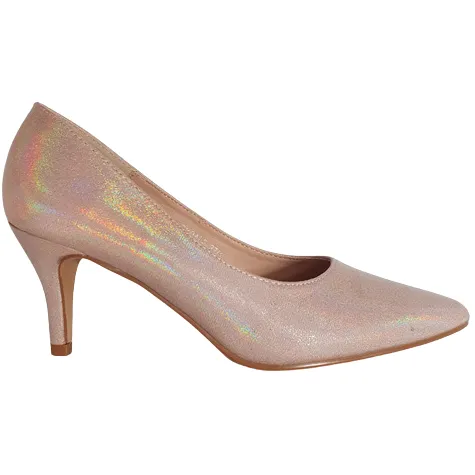 Sorento Heels<Dressy Heeled Pumps - Merrydale - Rose Gold Shimmer