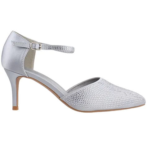Sorento Heels<Dressy Heeled Pumps - Fairyhill - Silver