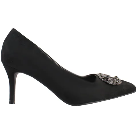 Sorento Heels<Dressy Heeled Pumps - Woodland - Black