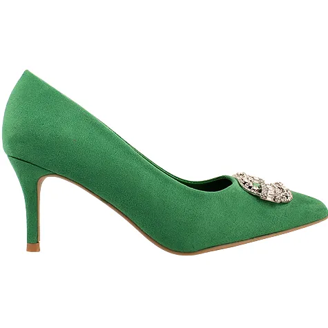 Sorento Heels<Dressy Heeled Pumps - Woodland - Green