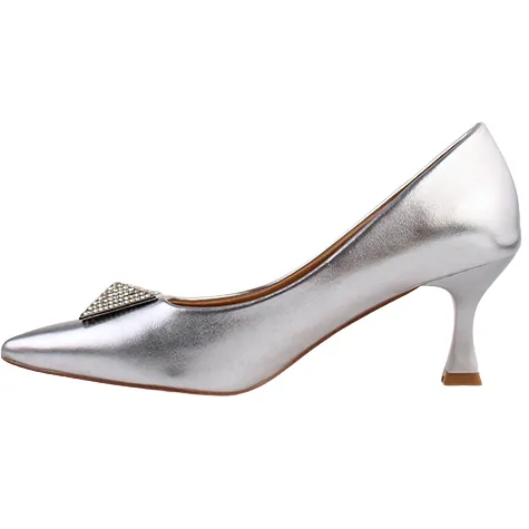 Sorento Heels<Dressy Heeled Pumps - Secret Garden - Silver