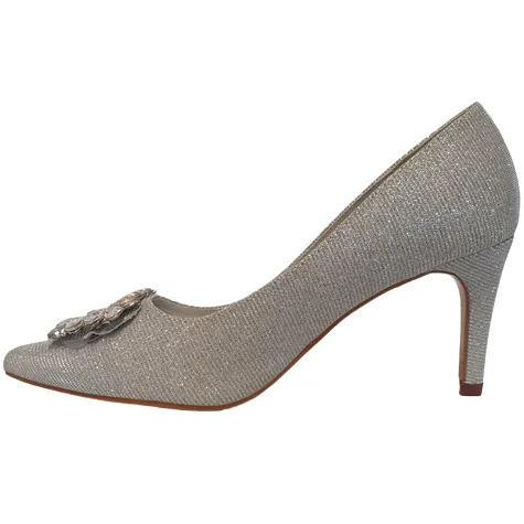 Sorento Heels<Dressy Heeled Pumps - Nuremore - Silver
