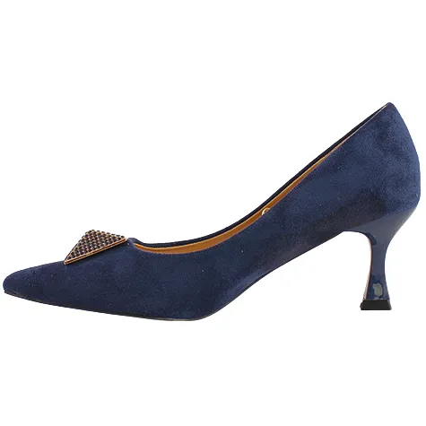 Sorento Heels<Dressy Heeled Pumps- Secret Garden - Navy