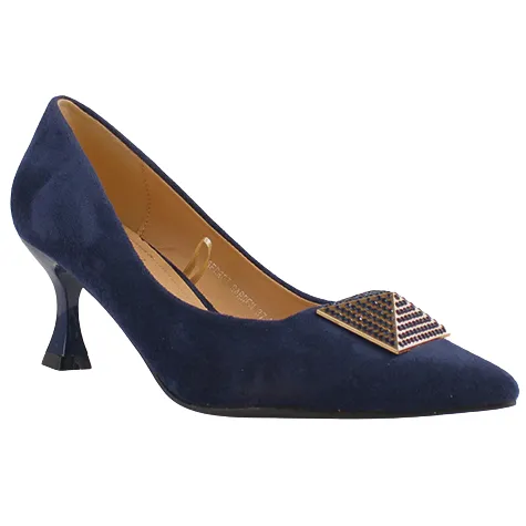 Sorento Heels<Dressy Heeled Pumps- Secret Garden - Navy