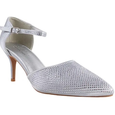 Sorento Heels<Dressy Heeled Pumps - Fairyhill - Silver
