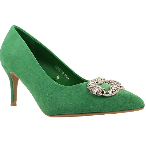 Sorento Heels<Dressy Heeled Pumps - Woodland - Green