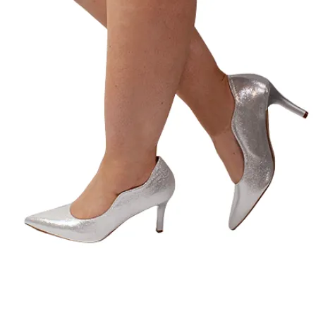 Sorento Heels<Dressy Heeled Pumps - Fota Island - Silver