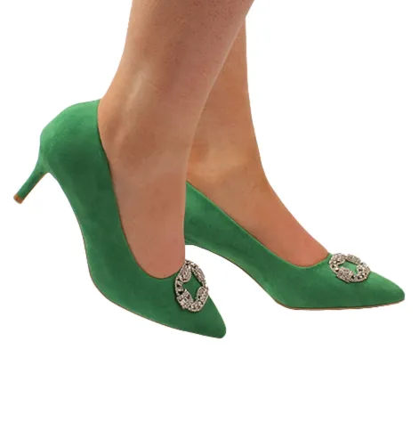 Sorento Heels<Dressy Heeled Pumps - Woodland - Green