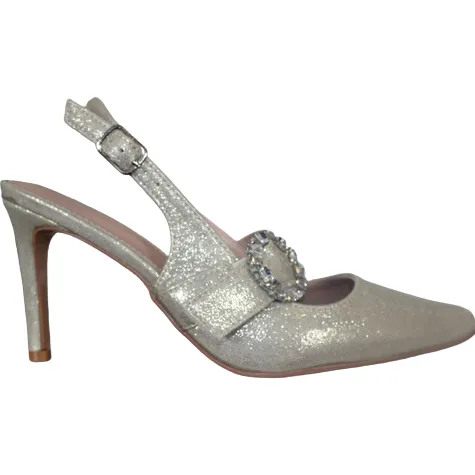 Sorento Heels<High Heel Courts - Heskin - Gold