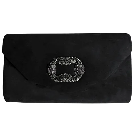 Sorento Bags<Ladies Clutch Bag - Woodland - Black