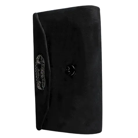 Sorento Bags<Ladies Clutch Bag - Woodland - Black