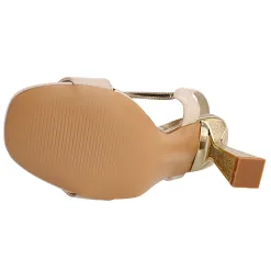 Sorento Heels<Ladies Dressy Heels - Birr - Gold