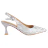 Sorento Heels<Ladies Slingback Heels - Arniston - Silver